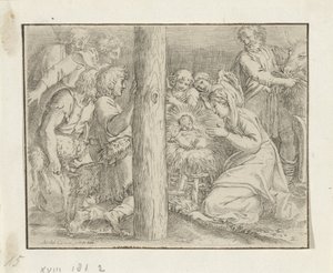 Adorazione dei pastori da Annibale Carracci