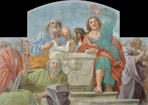 Apostoli presso il sepolcro vuoto da Annibale Carracci
