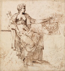 Carracci - Giustizia, RCIN 902146 da Annibale Carracci