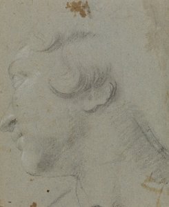 Carracci - r Testa di Santa Caterina, RCIN 902115 da Annibale Carracci