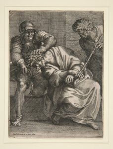 Cristo coronato di spine da Annibale Carracci