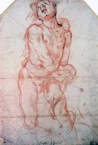 Studio di figura da Annibale Carracci