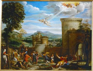 La lapidazione di Santo Etienne - La lapidazione di Santo Stefano ... da Annibale Carracci