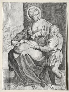 Madonna con il corvo bianco, 1500s da Annibale Carracci