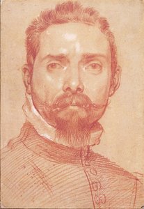Ritratto del suonatore di liuto Giulio Mascheroni, ca 1594 da Annibale Carracci