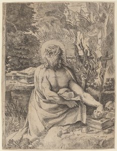 San Girolamo nel deserto da Annibale Carracci