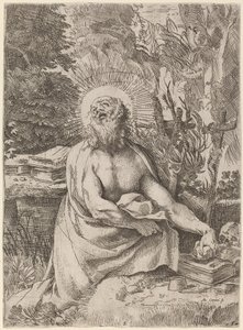 San Girolamo nel deserto da Annibale Carracci