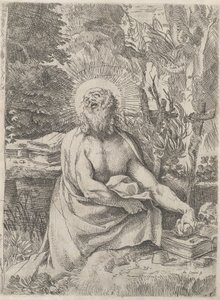 San Girolamo nel deserto da Annibale Carracci