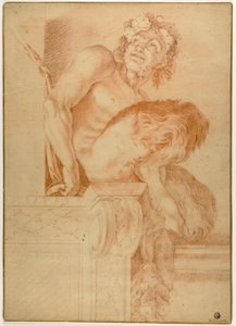 Satiro seduto da Annibale Carracci