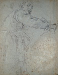 Studio di una figura maschile drappeggiata, 1580-1609 da Annibale Carracci