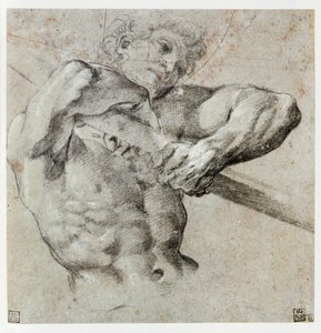 Studio di una figura maschile ... da Annibale Carracci