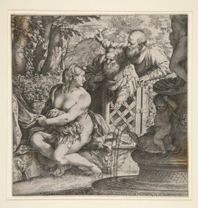 Susanna e i vecchioni da Annibale Carracci
