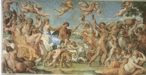 Il trionfo di Bacco e Arianna da Annibale Carracci