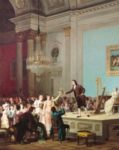 Il primo trionfo di Paganini, ca 1890 da Annibale Gatti