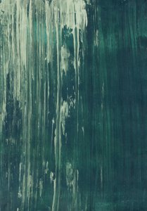 Astratto in verde acqua fluido da Annick