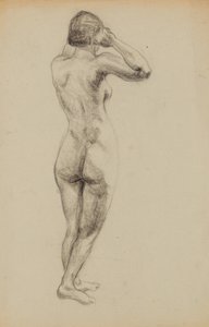 Nudo femminile di schiena