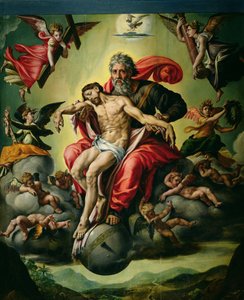 La Santissima Trinità da Anonimo Flamenco