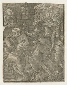 Adorazione dei Magi da Anonymous