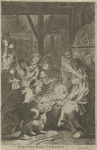 Adorazione dei pastori Nativitas Christi da Anonymous