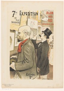 Pubblicità per la settima esposizione del Salon des Cent da Anonymous