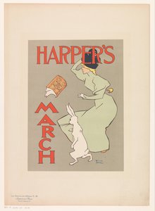 Pubblicità per un numero di marzo di Harper