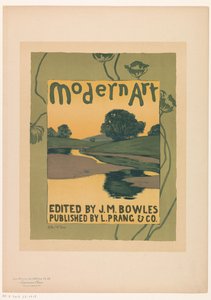 Pubblicità per la rivista Modern Art