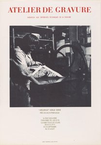 Manifesto della tipografia Atelier 63 a Parigi da Anonymous
