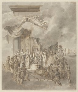 Allegoria del governo del re Guglielmo I, 1838 da Anonymous