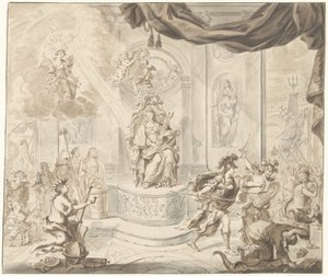 Allegoria della cacciata dei cambiavalute dalla borsa di Amsterdam, 1763 da Anonymous