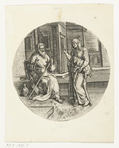 Anna porta un capretto al cieco Tobia