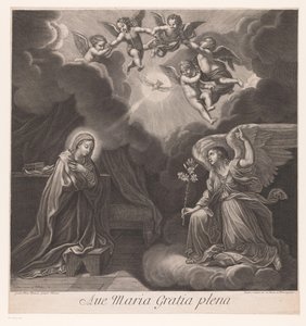Annunciazione
Ave Maria Gratia plena (titolo sull
