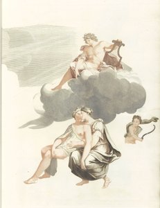 Apollo tra le nuvole e Giove con Callisto da Anonymous