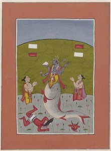 Avatar di Vishnu che emerge dalla bocca di un pesce, Avatars di Vishnu da Anonymous