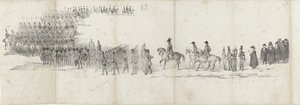 Funerale del defunto re Guglielmo II a Delft il 4 aprile 1849 da Anonymous