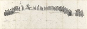 Funerale del defunto re Guglielmo II a Delft il 4 aprile 1849 da Anonymous