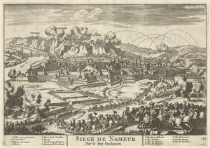Assedio di Namur da parte del re Guglielmo III, 1695 da Anonymous