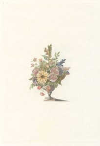 Vaso di fiori con, tra gli altri, un girasole da Anonymous