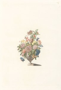 Vaso di fiori con peonie da Anonymous
