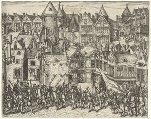 Rivolta calvinista a Anversa sedata, 1567 da Anonymous