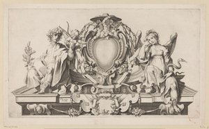 Cartiglio per lo stemma di un cardinale