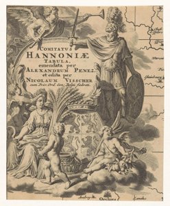 Cerere, putti e stemma di Hainaut
