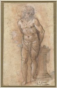 Cristo alla colonna della flagellazione da Anonymous