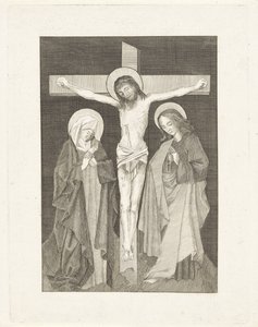 Cristo sulla croce, ai lati Maria e Giovanni da Anonymous