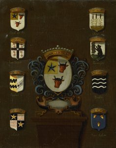 Stemma di Sara van Os, moglie di Jan van Reyersbergh con i suoi otto quarti da Anonymous