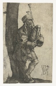 Il suonatore di cornamusa da Anonymous