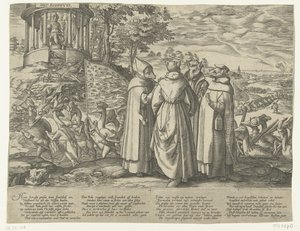 Le oche scacciano le volpi, ca. 1572