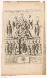 San Nicola circondato da papi da Anonymous