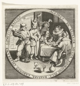 Il mese di febbraio, Carnevale, ca. 1600 da Anonymous