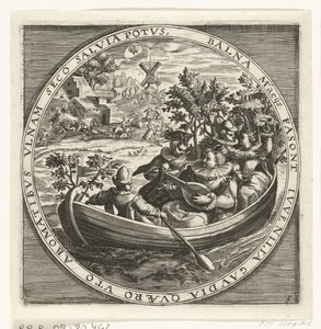 Il mese di maggio, compagnia musicale in una barca, ca. 1600 da Anonymous