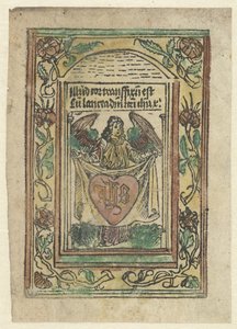 Angelo con sacro cuore da Anonymous